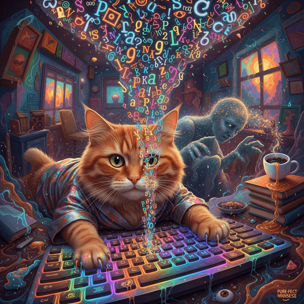 someone let their cat walk across the keyboard mid-fever dream