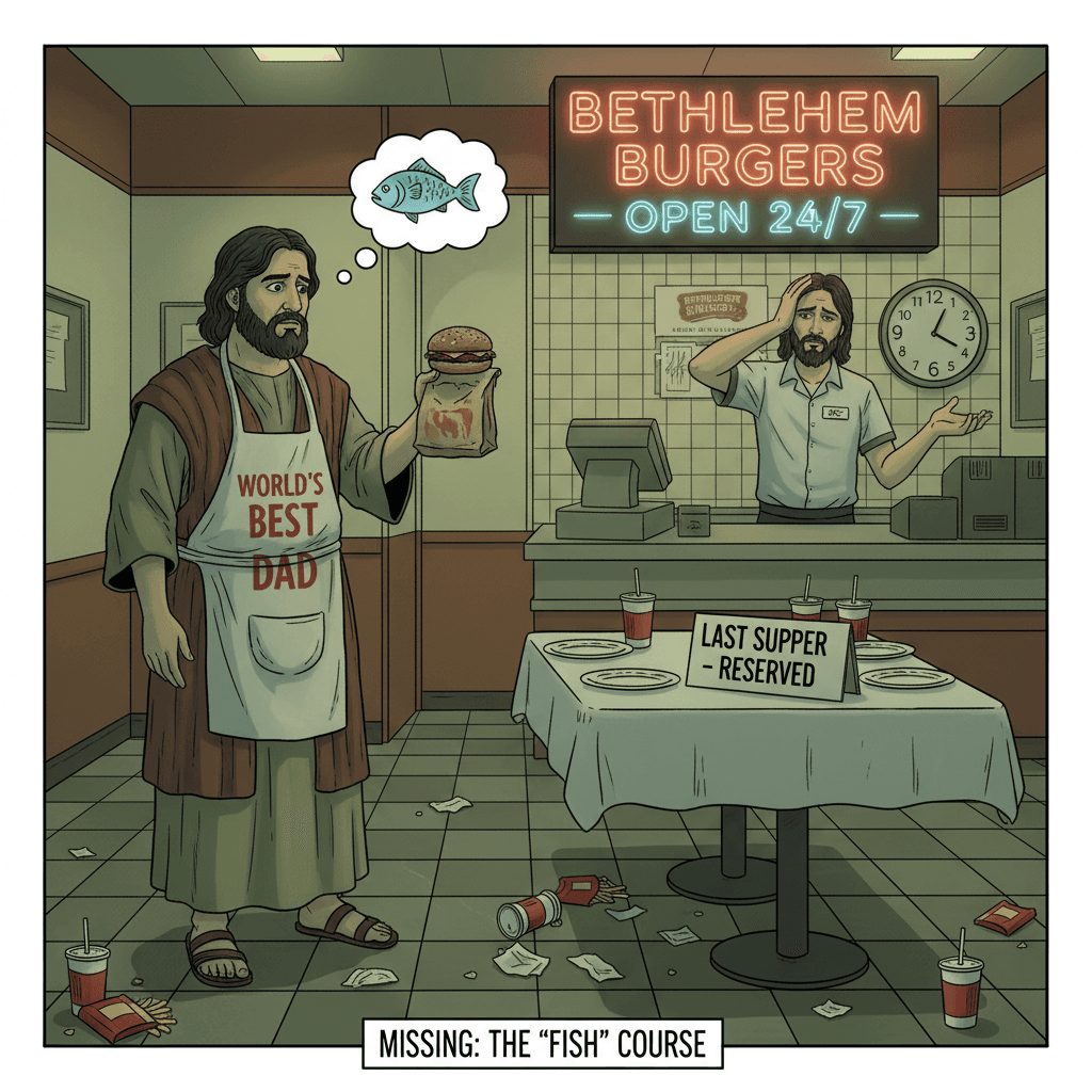 Judas forgets the one meal that matters historically