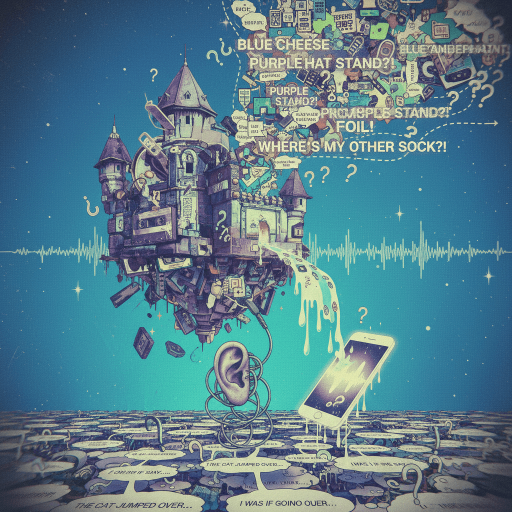 voice transcription cuts off mid-palace, incoherence achieved