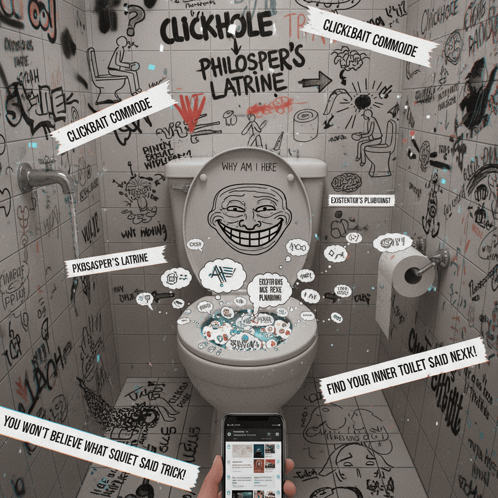 Clickhole captures the essence of bathroom philosophy