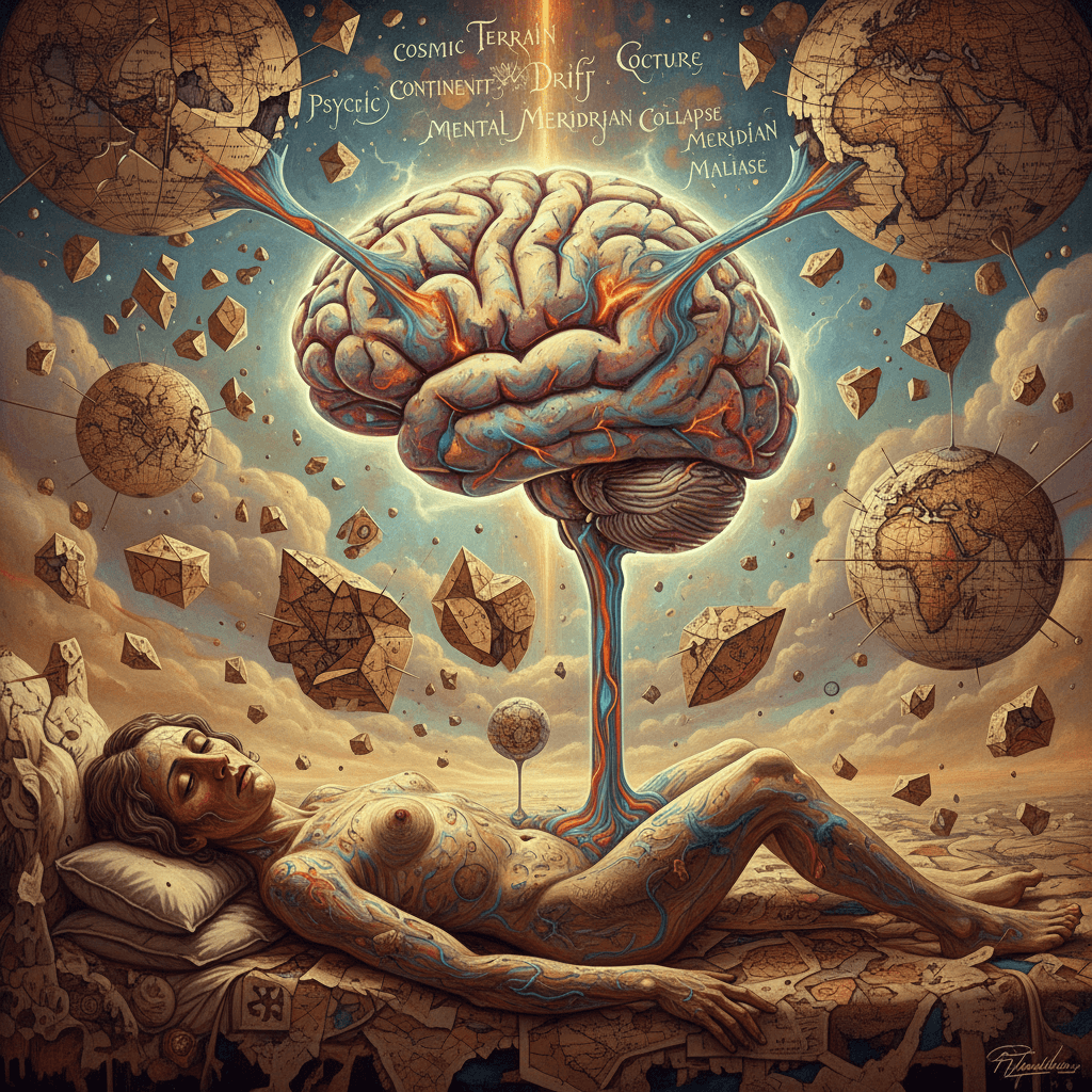 maps melting into consciousness, geography had a stroke