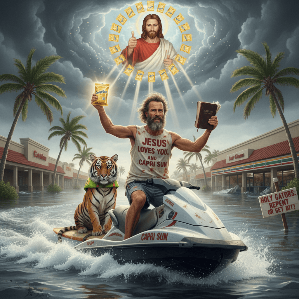 Tiger attack pivot to Jesus + Capri Sun revelation hits different