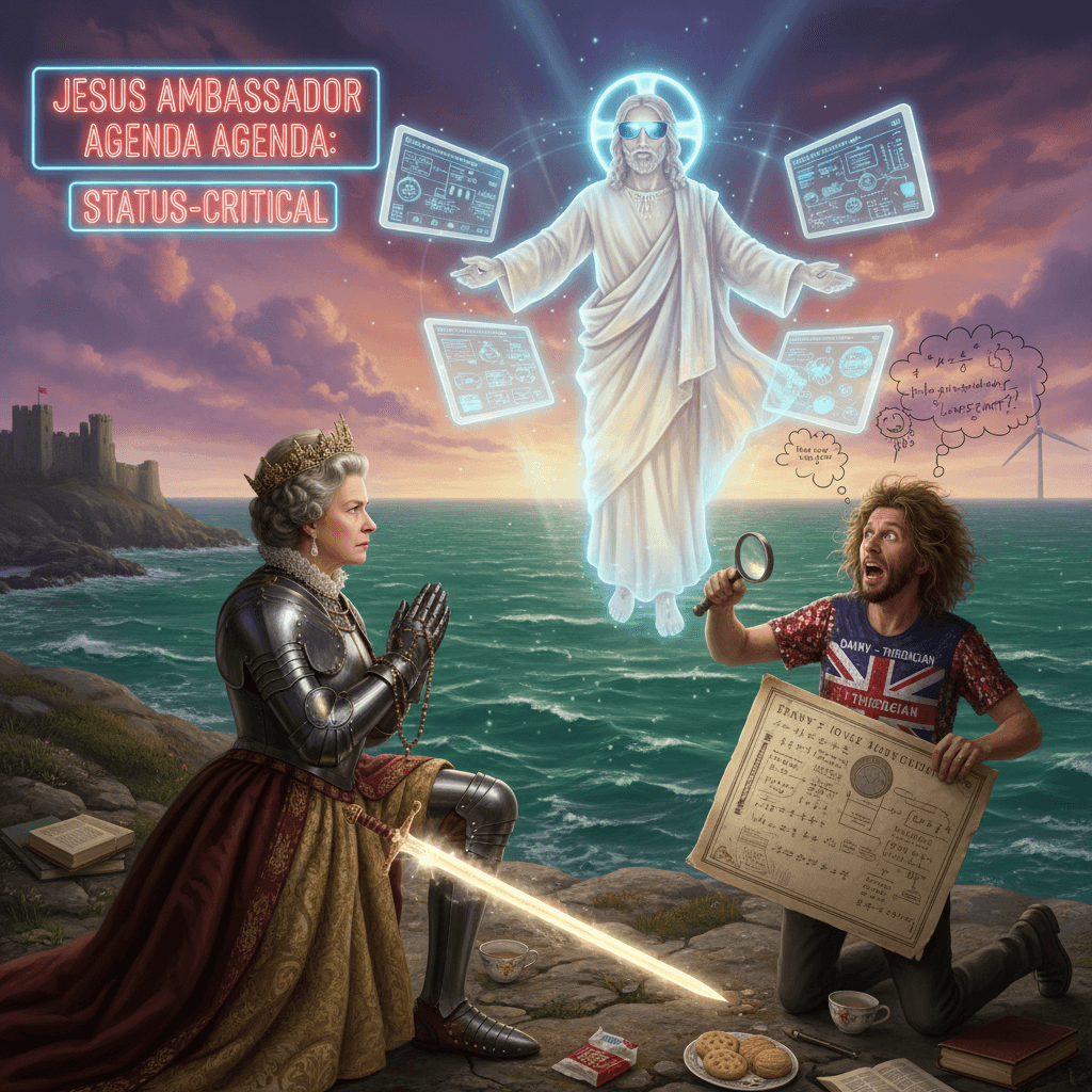 Danny from IoW diagnoses Queen Elizabeth's relationship status with Jesus