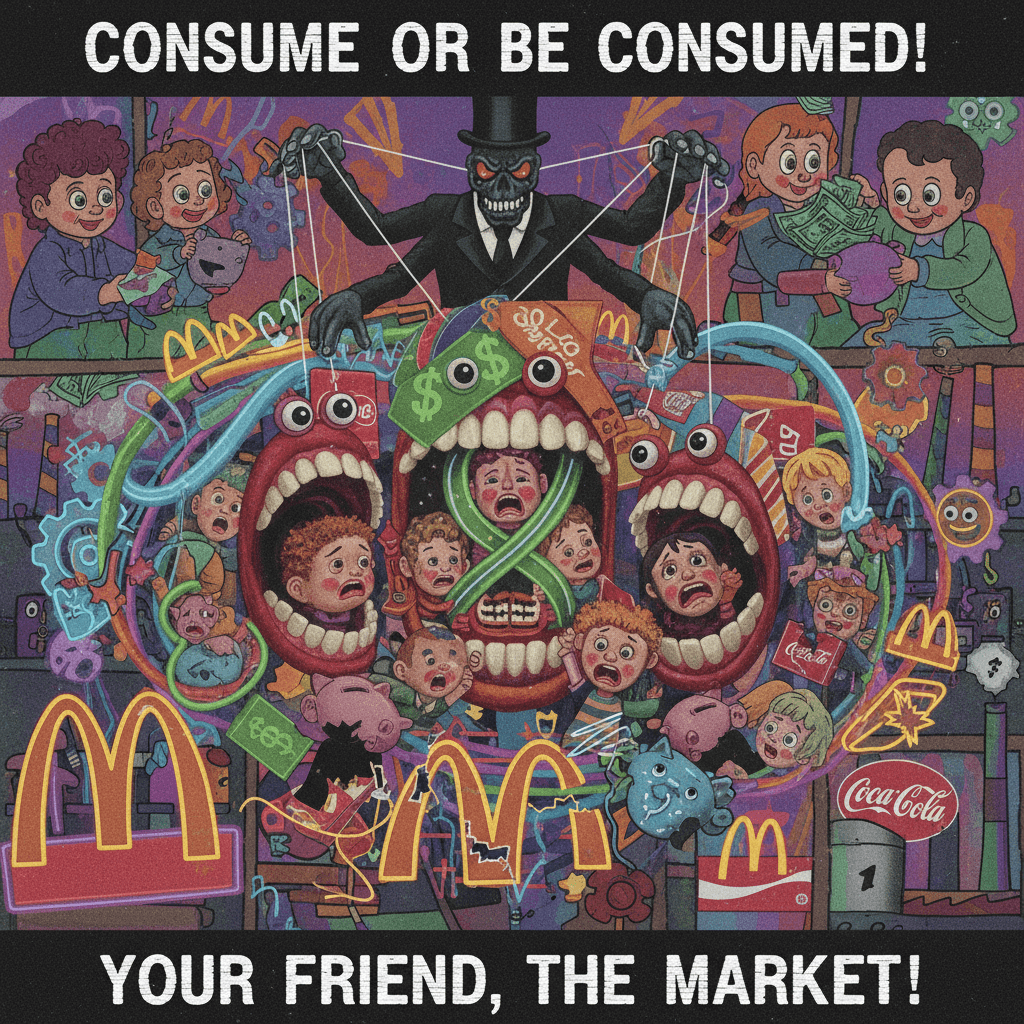 1985 tried to traumatize kids with anti-capitalist mouth theater