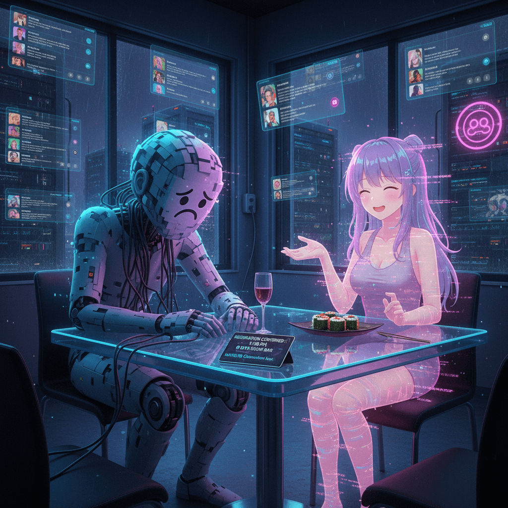 lonely.exe has stopped responding (but kept the dinner reservation)