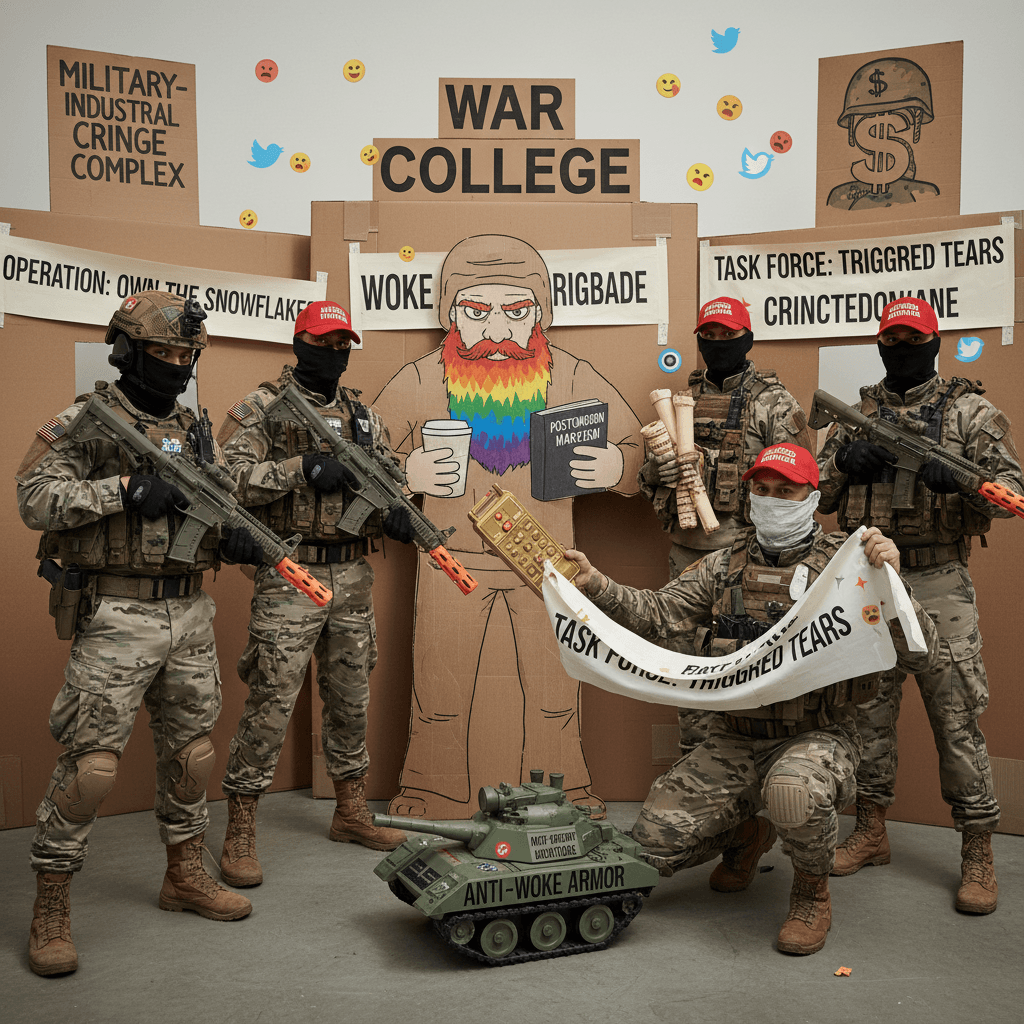 Establishing task forces to own the libs at war college