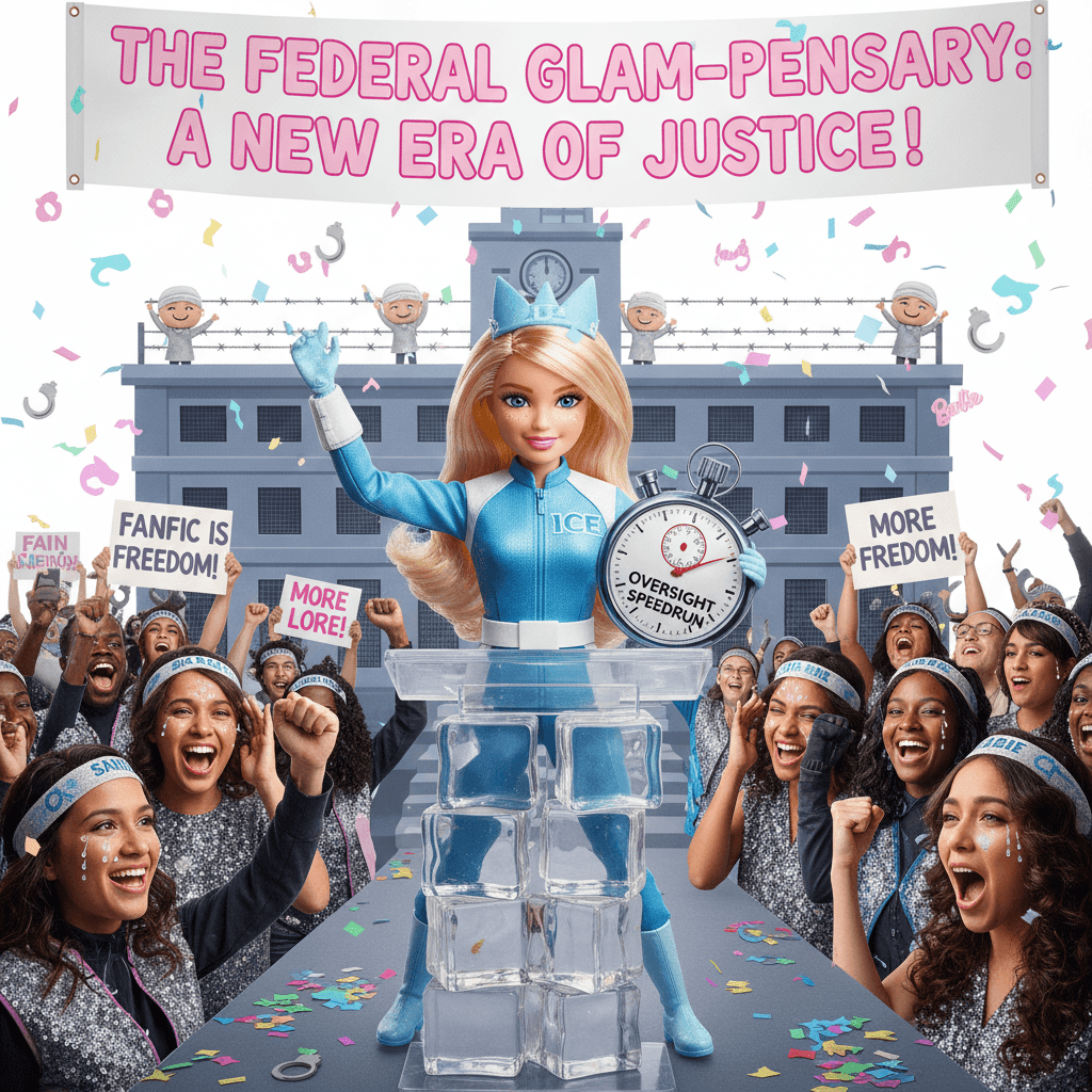 ICE Barbie discourse meets federal detention facility fanfic