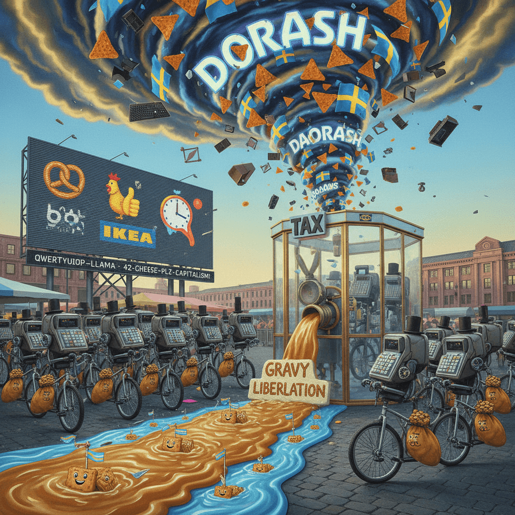 tax the unicycles, free the gravy, embrace the swedish dorash chaos