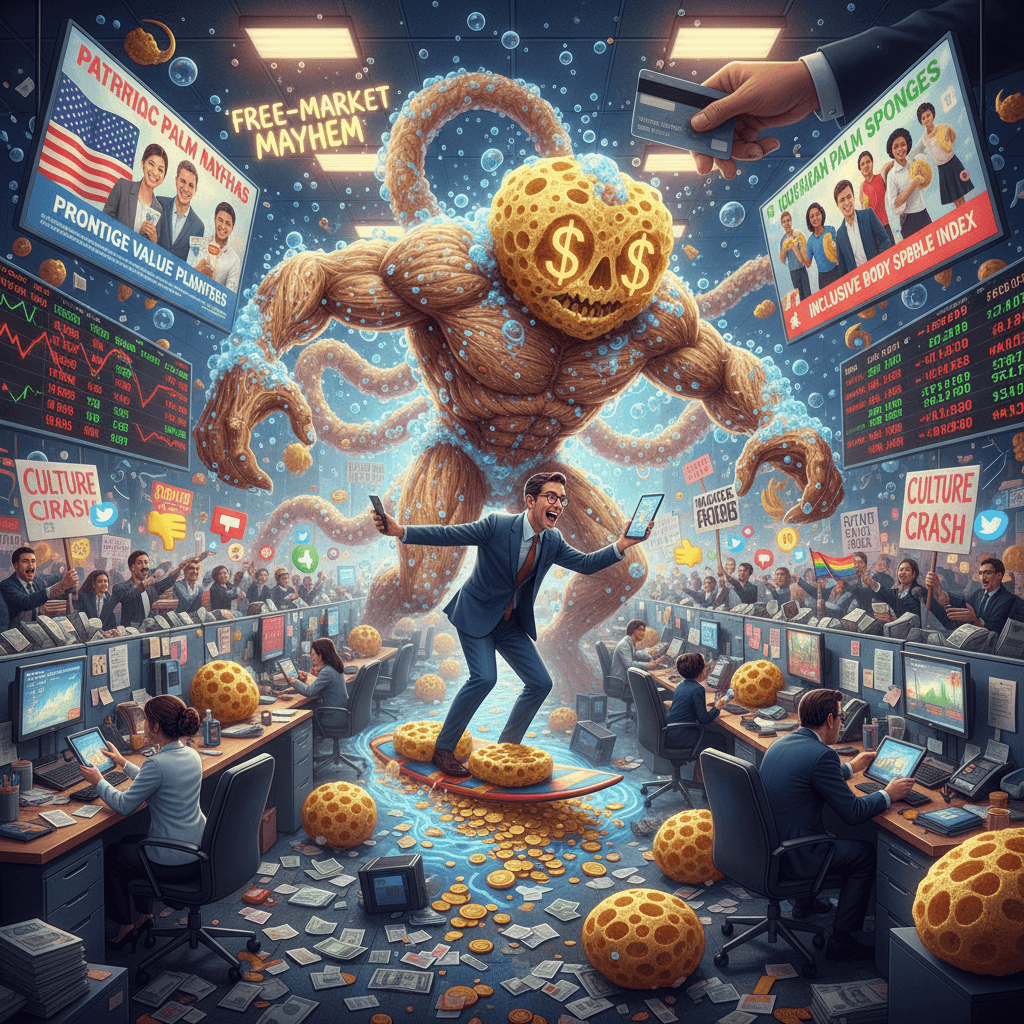 culture wars meet loofah economics in this unhinged fever dream