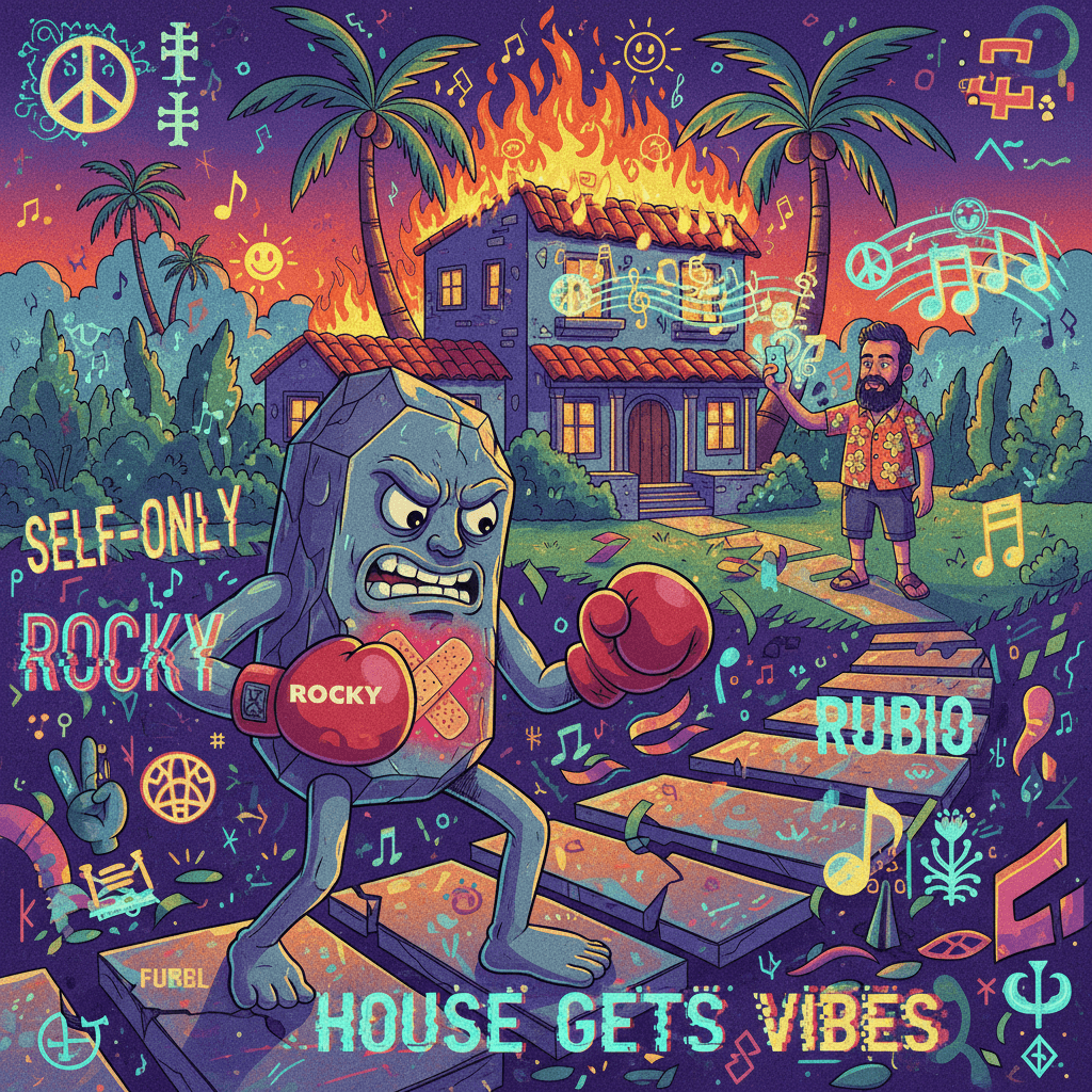 rocky's self-only journey hits ouch while rubio's house gets vibes