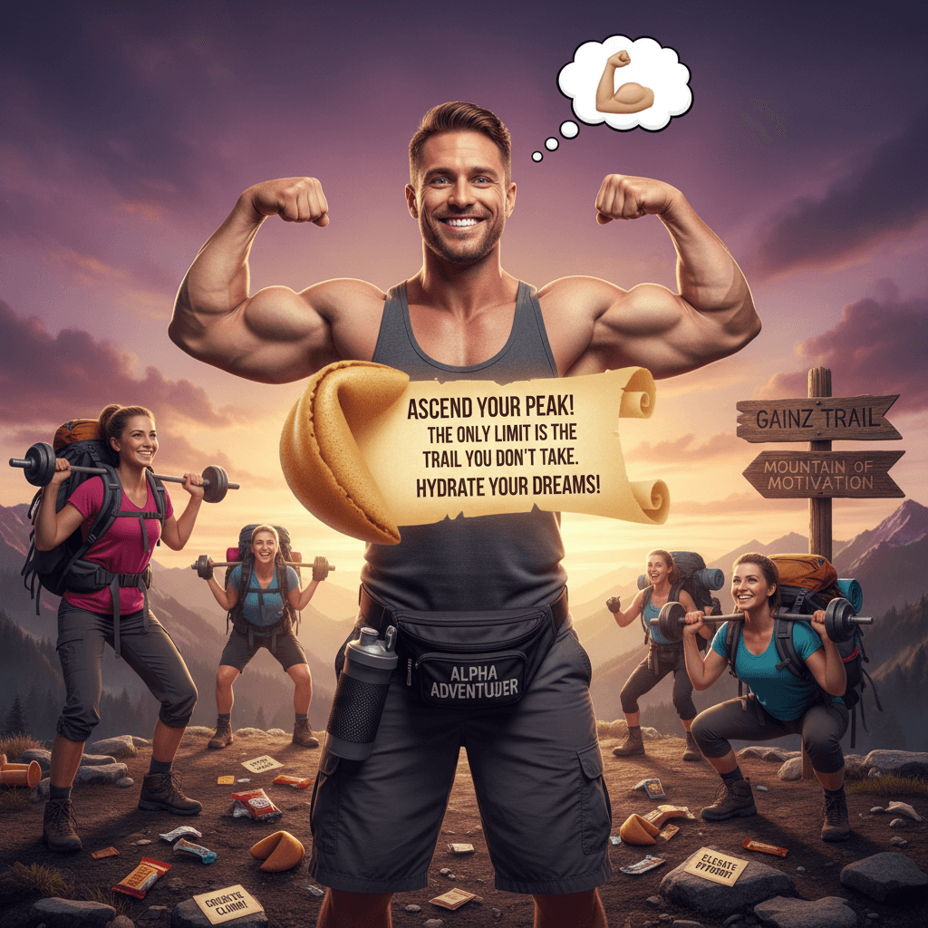 Life coach energy disguised as hiking advice