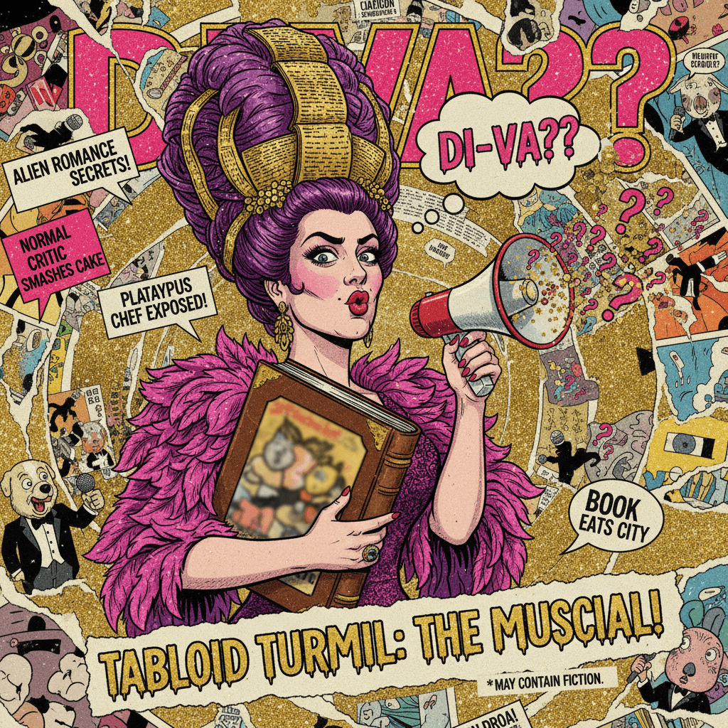 pornographic book allegations meet diva accusations, very normal critique