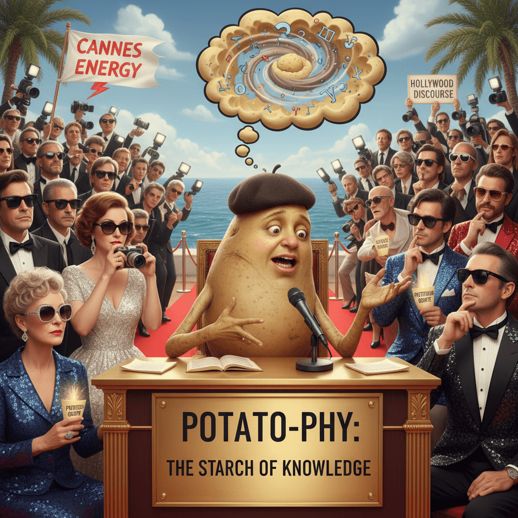 rehydrated potato take passes as profound wisdom at Cannes
