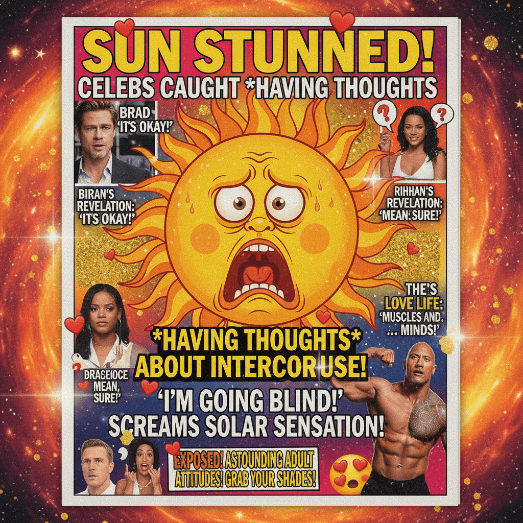The Sun discovers that famous people have opinions about sex, somehow shocked