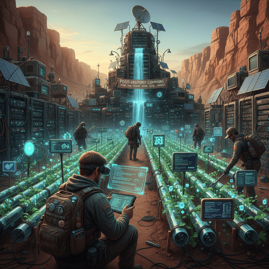 We're building post-apocalypse civilization, one FOSS garden at a time