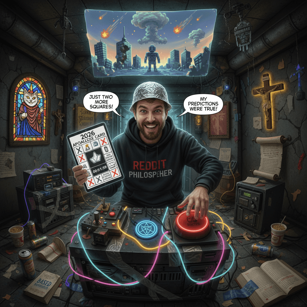 bro speedrunning apocalypse for the 2026 bingo card