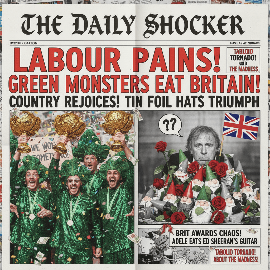 Labour loses to Greens, Brits celebrate awards, tabloid screams