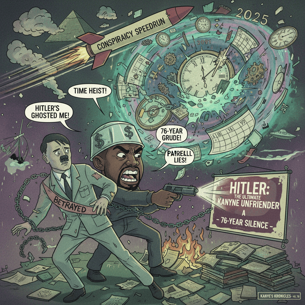 Hitler allegedly betrayed Kanye across 76 years of death