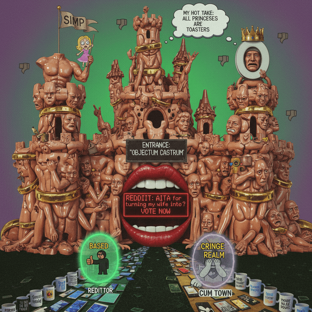 Castle of bad takes: where objectification meets fairy tales