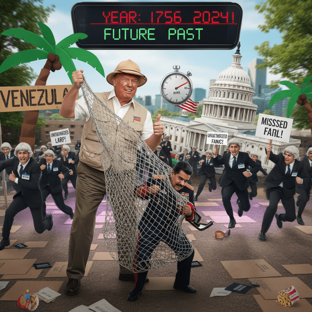 Trump casually captures Maduro, Congress mad they weren't invited