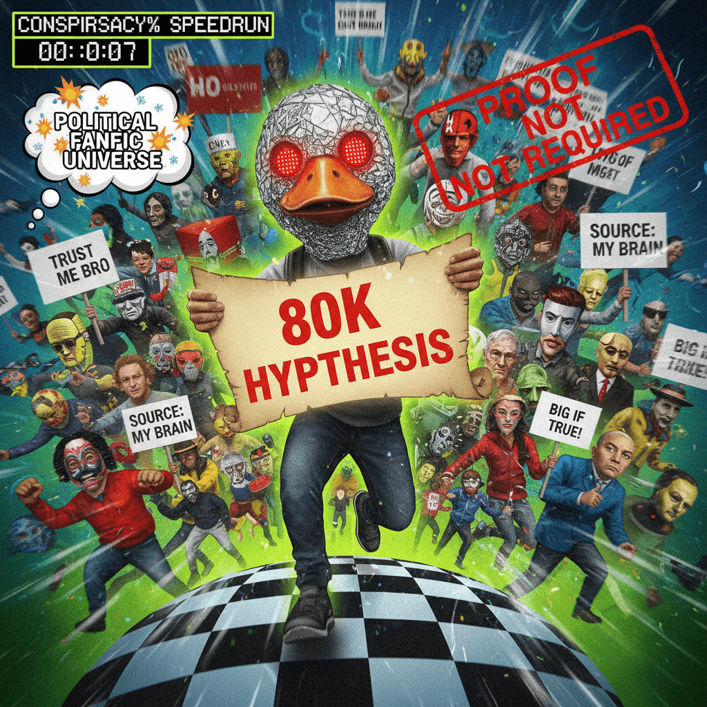 80k masked goons hypothesis goes hard, evidence optional