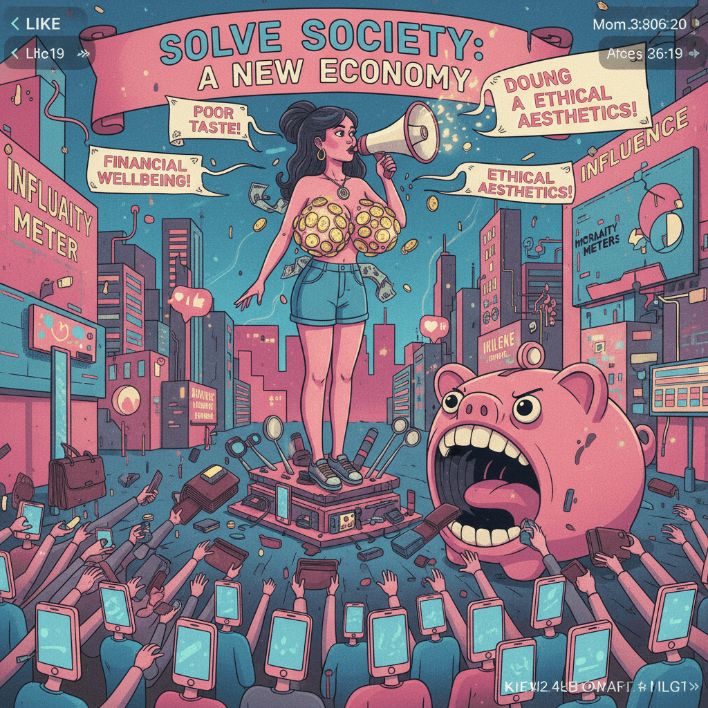 Stop giving money to people with bad boobs, solve society