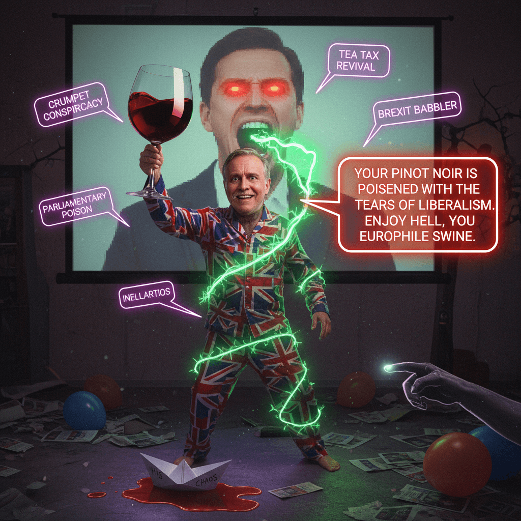 MP posts wine toast, gets Charlie Kirk'd in replies—chaotic politics