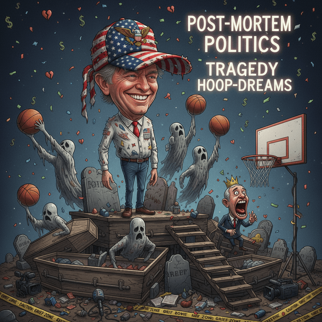 Man weaponizes dead people to dunk on PM, flag hat included