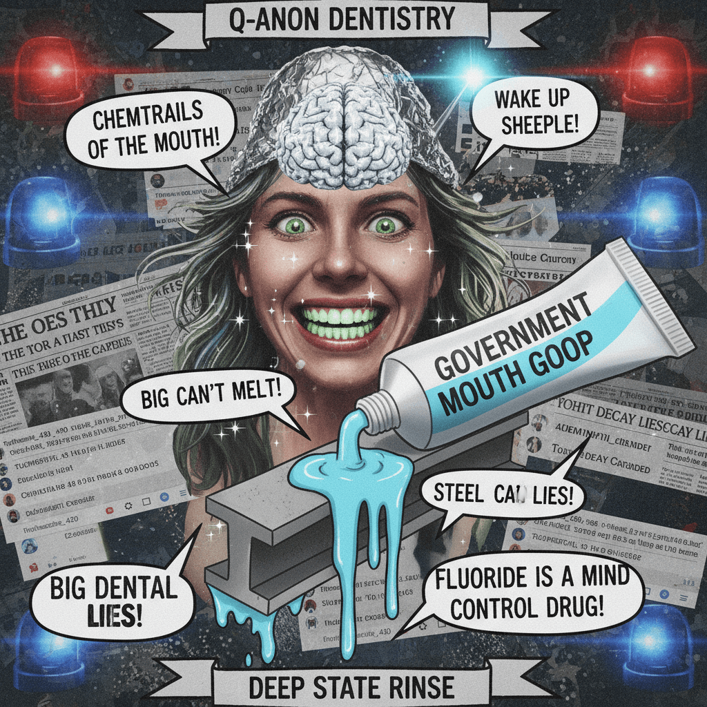 fluoride melts steel beams (it doesn't)