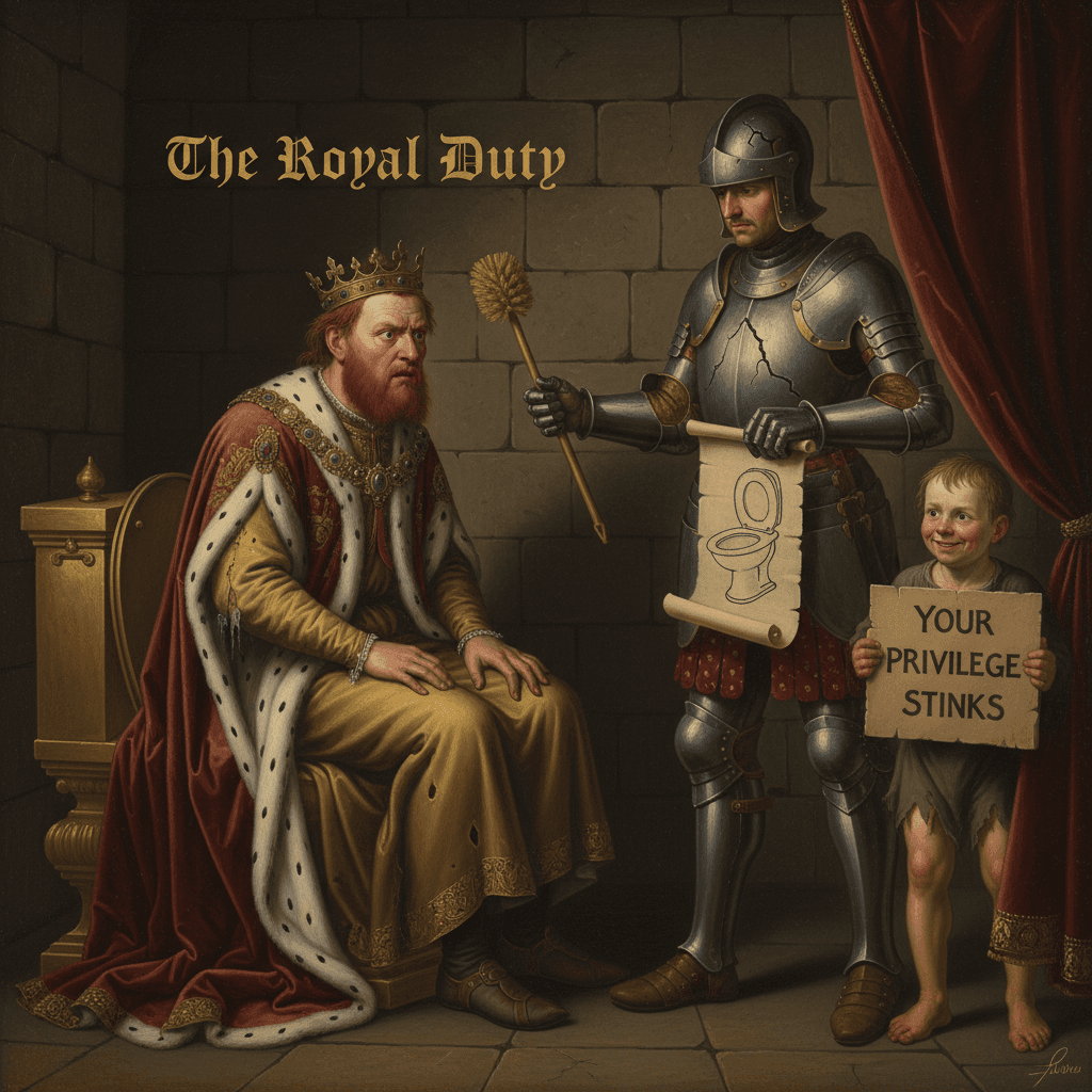 One job, Your Highness. One very specific job.