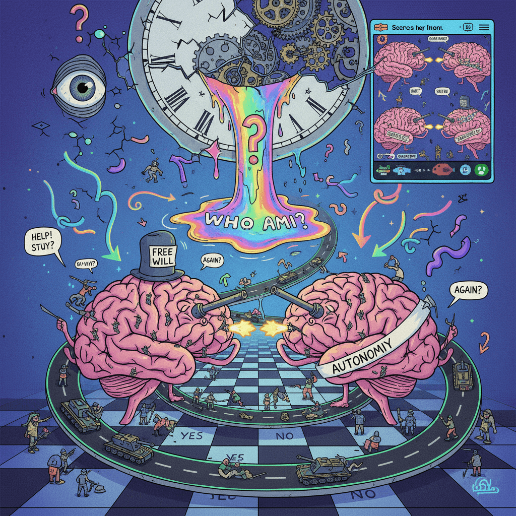 Self-aware country invades itself to free itself from itself