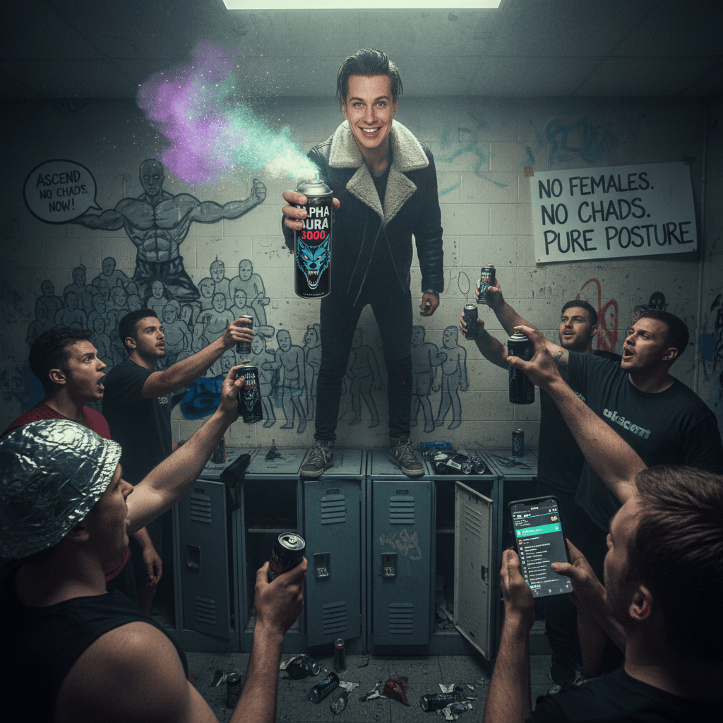 bro discovered spray-on personality and started preaching like a cult leader