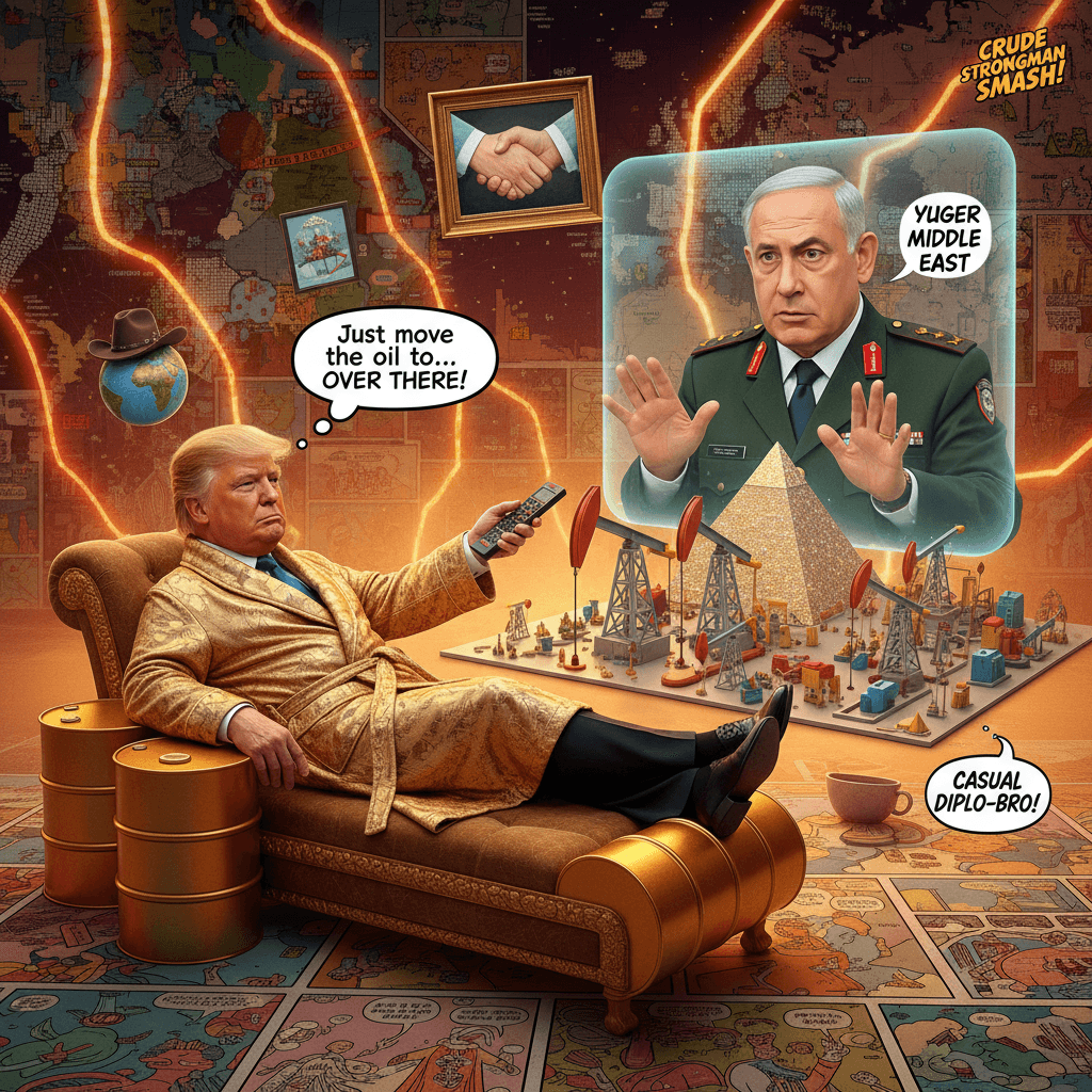 Trump casually admits to telling Netanyahu what to do with Middle East oil