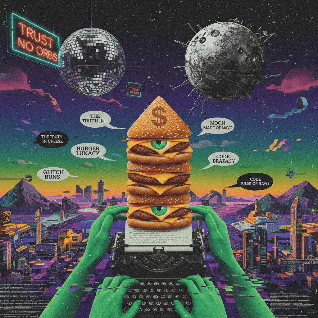 fake moons and illuminati burgers: peak unhinged posting