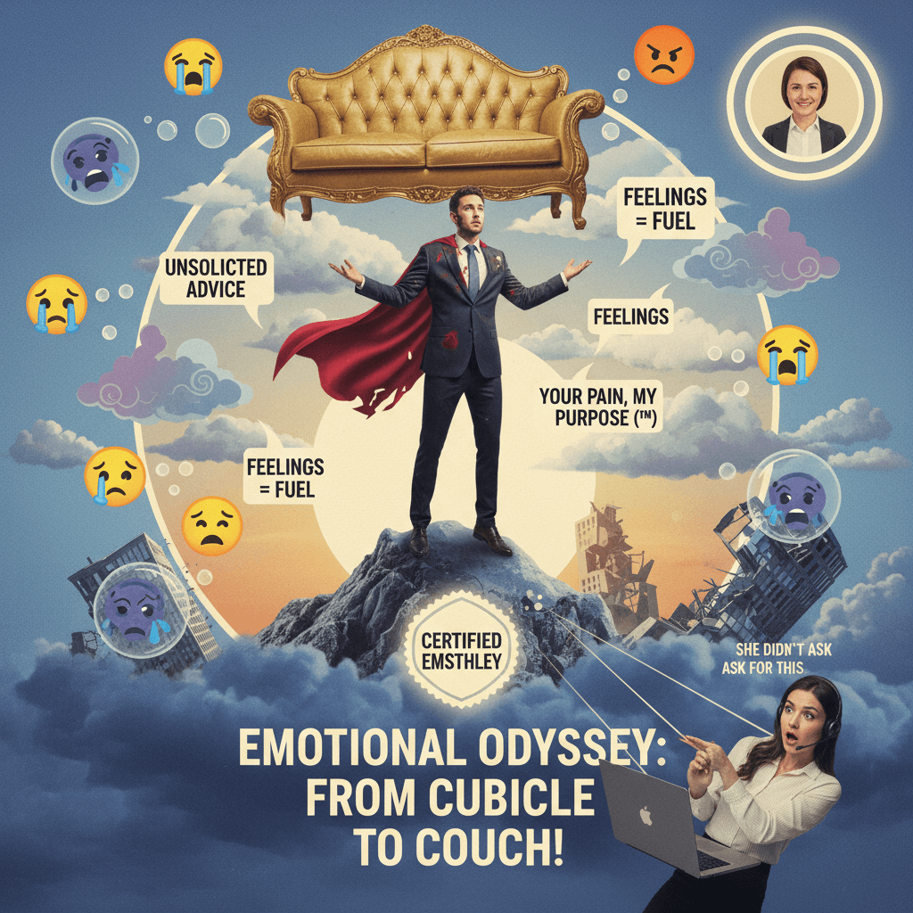 I felt things so I became your therapist (she didn't ask for your permission)