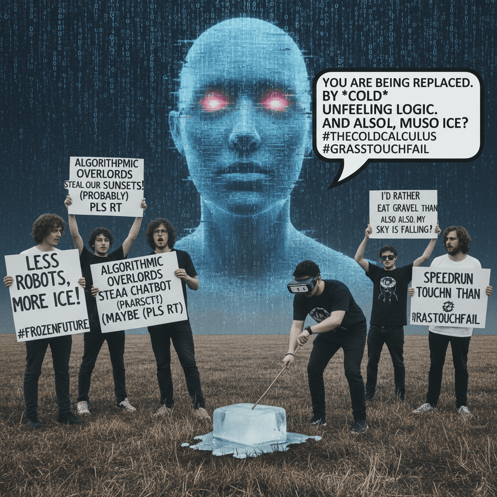 People hate AI more than ice, apparently. Touch grass challenge speedrun