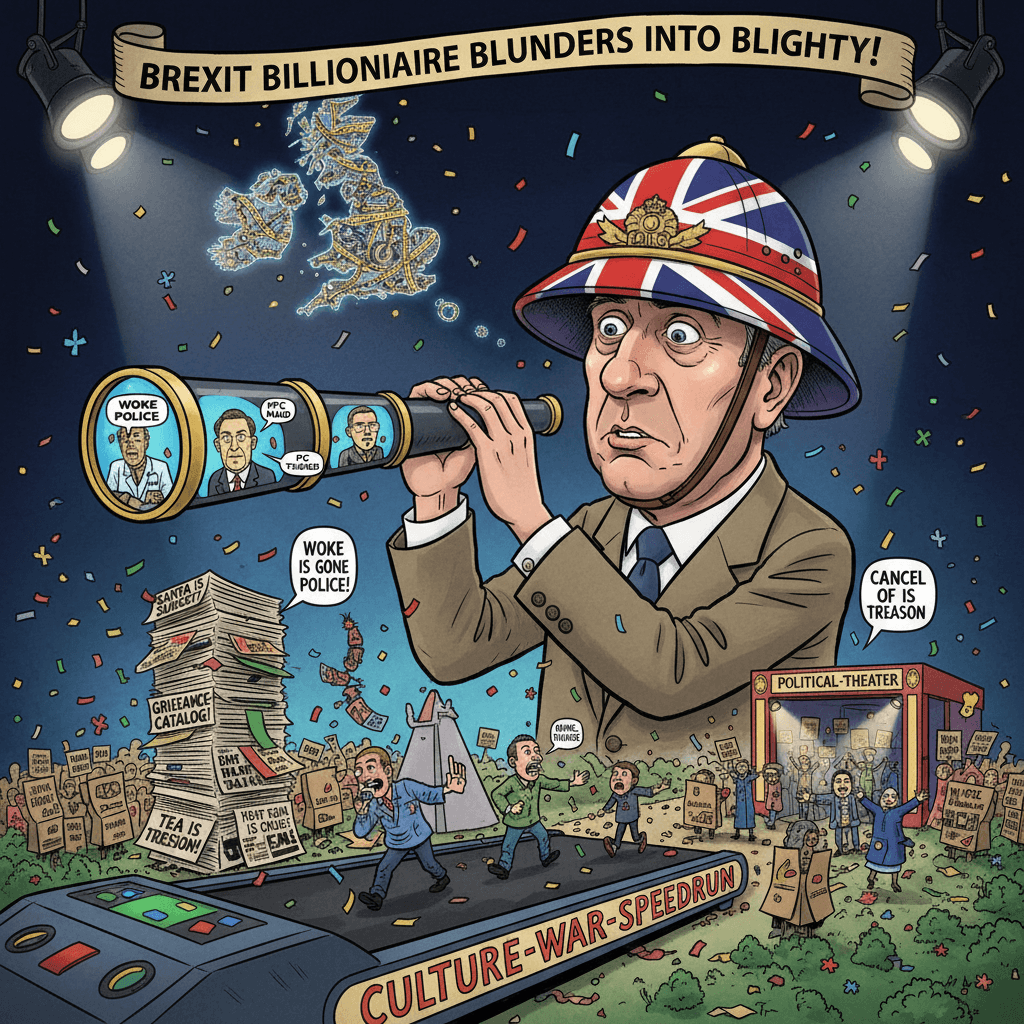 Former PM discovers Britain via 30-arrests-per-day talking points