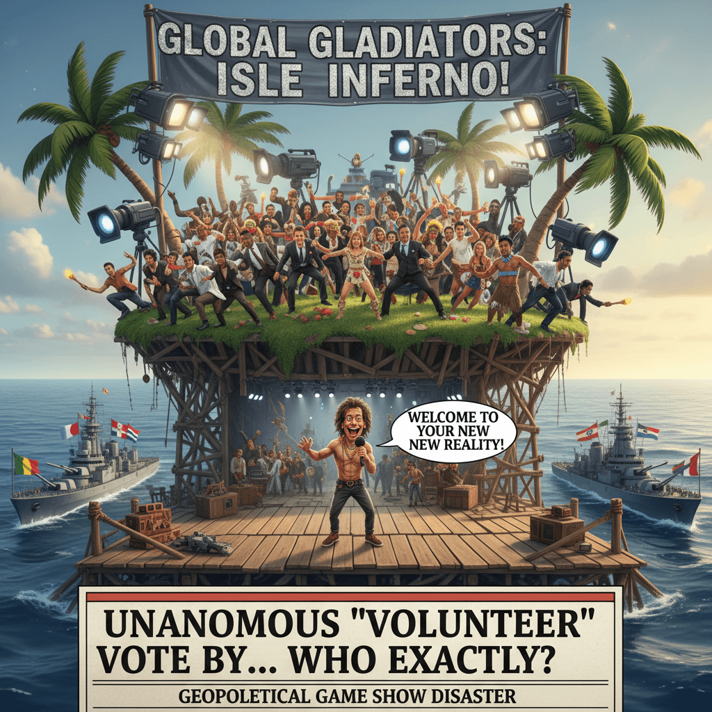 Island nation gets volunteered for reality TV nobody asked for