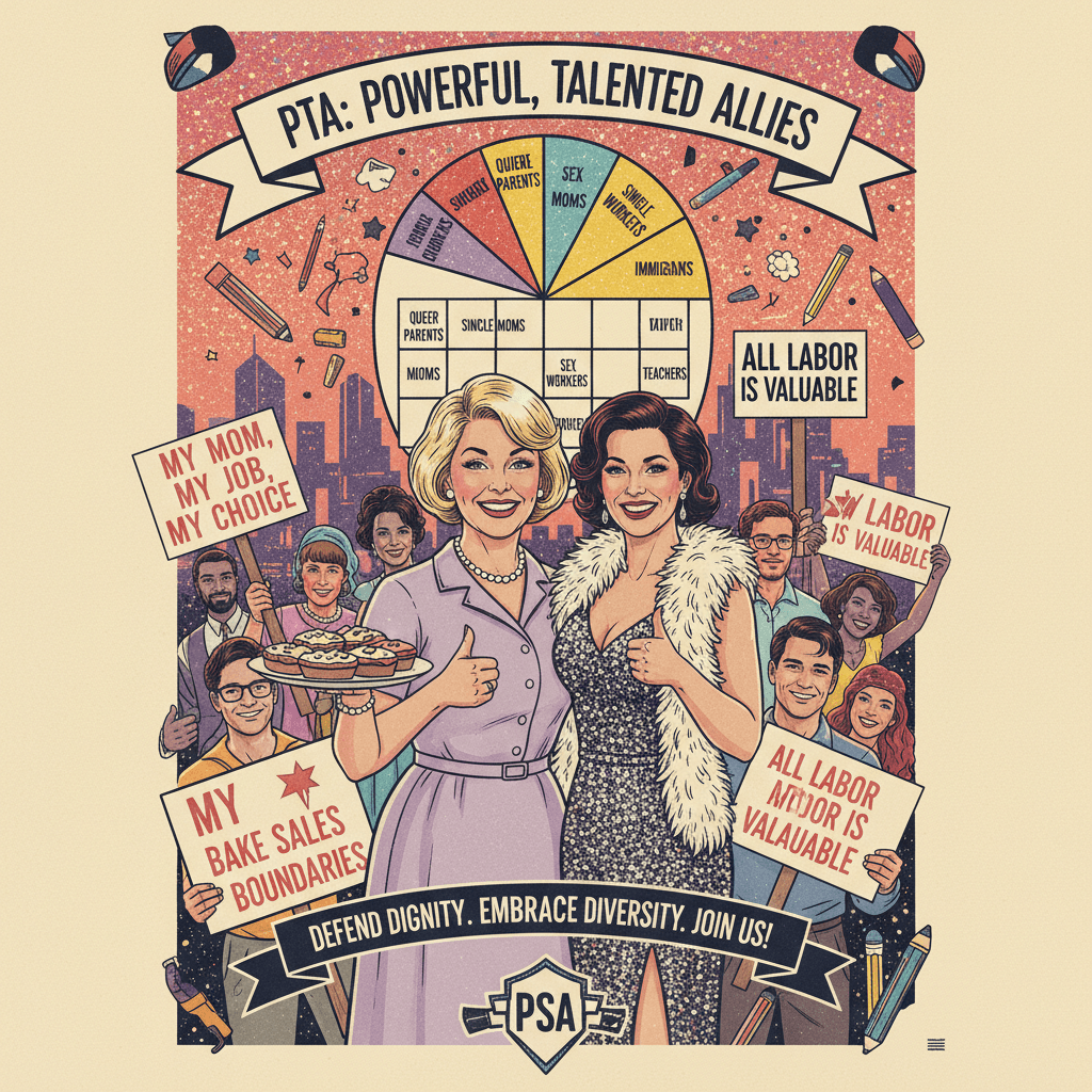 Did you know? Your PTA mom might be an escort (jk she's not)