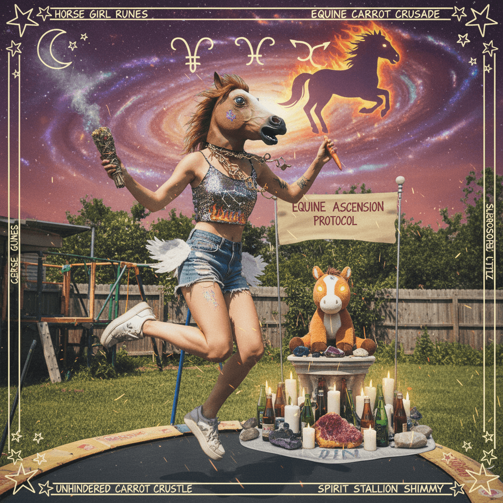 manifesting my fire horse spiritual awakening through pure horse mask energy