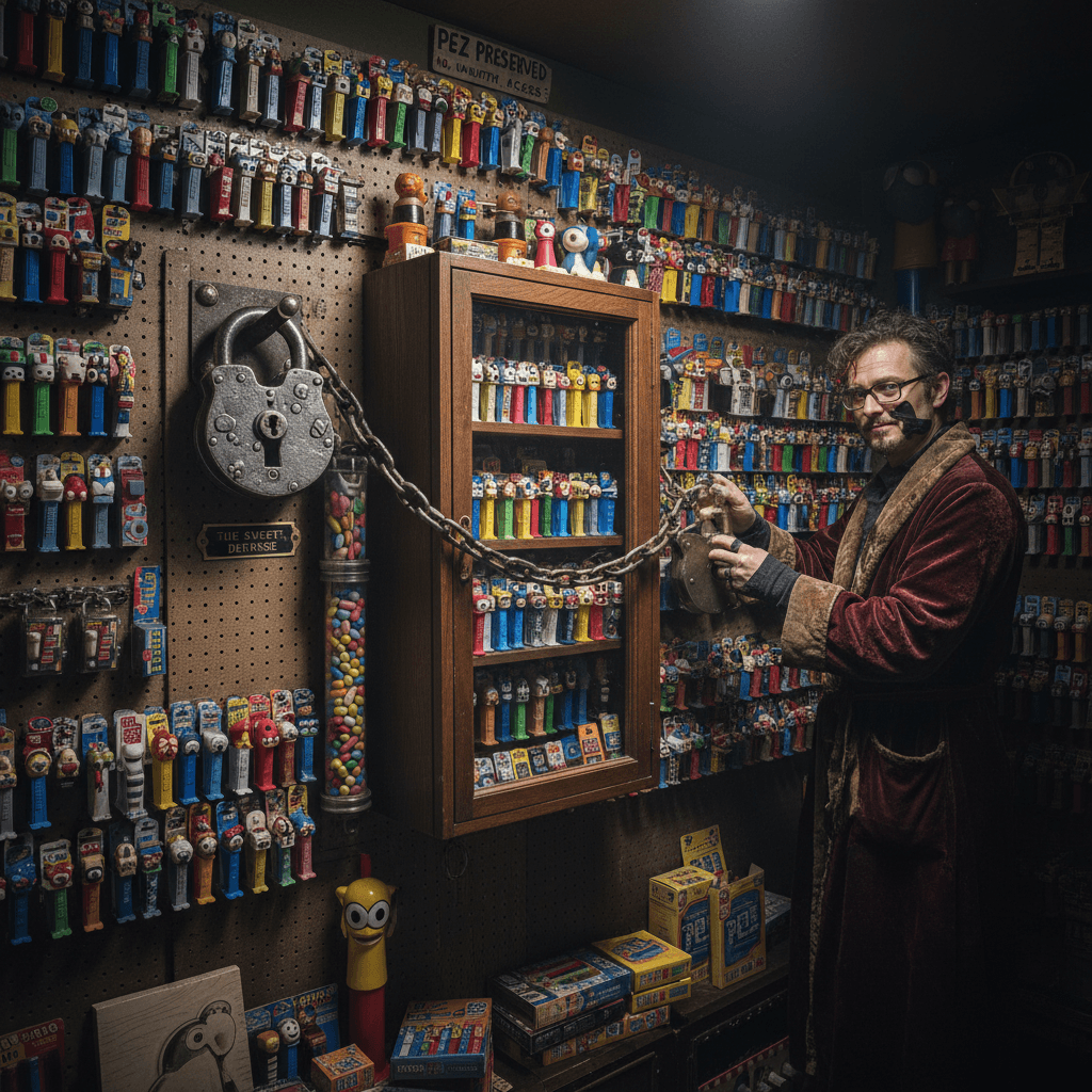 Padlocking your PEZ stash hits different