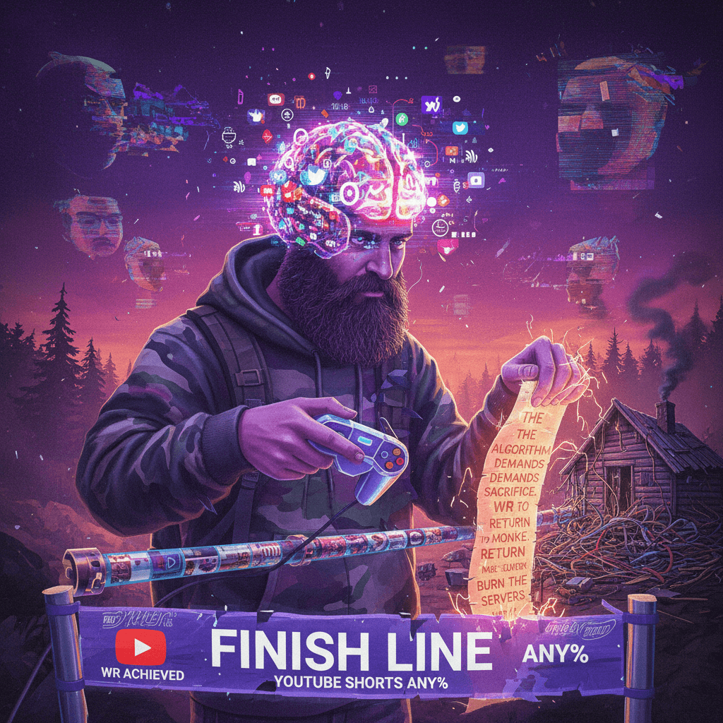 youtube shorts pipeline speedrun any% WR (techno-optimist to kaczynski fan)