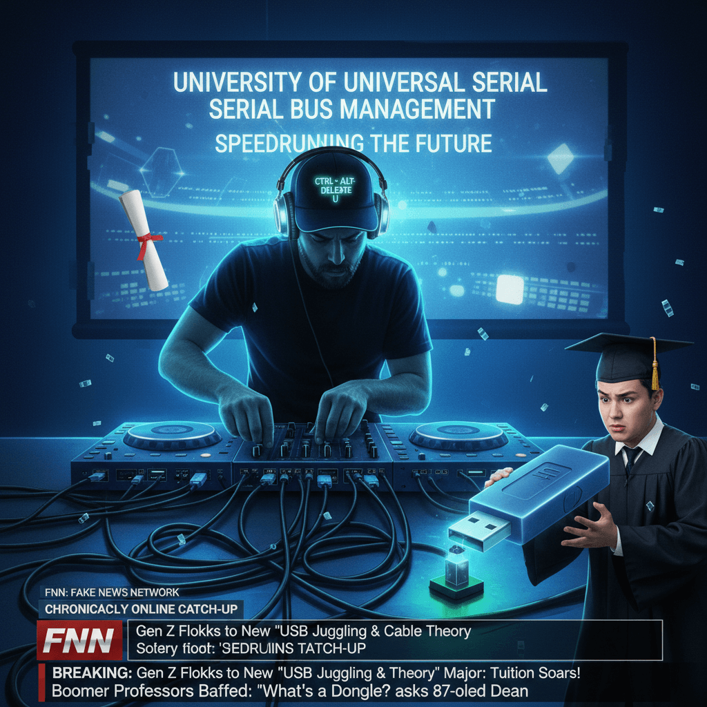 Universities speedrun irrelevance with USB Management degree