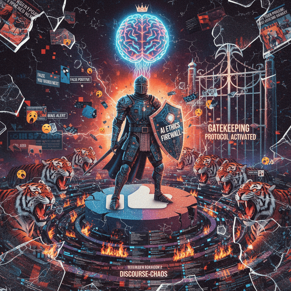 Defending AI while surrounded by tigers: peak discourse energy