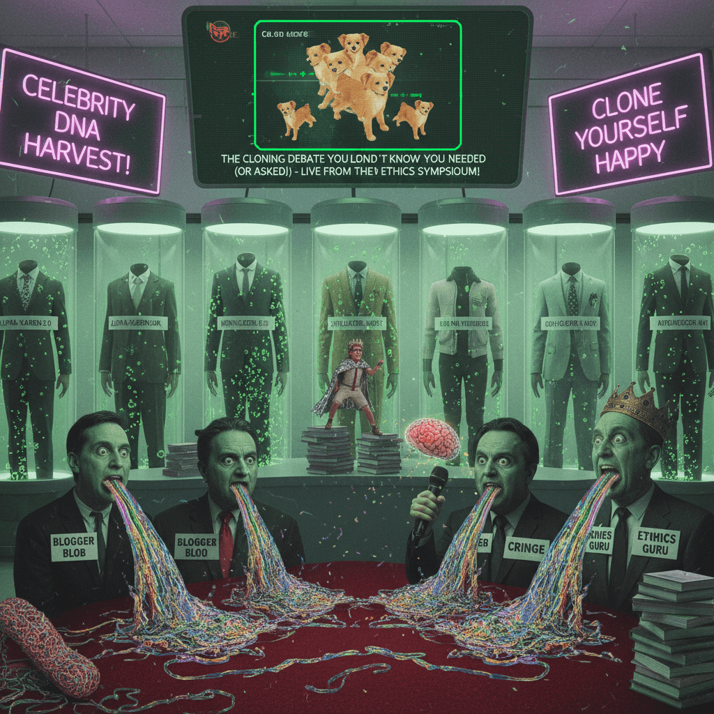 cloning ethics debate nobody asked for ft. headless bodies & vomiting journalists