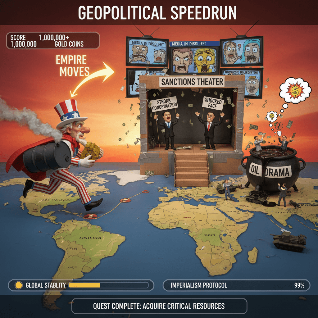 breaking: US does normal imperialism, media acts shocked