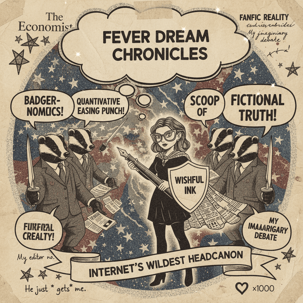 The Economist confrontation that only exists in someone's fever dream