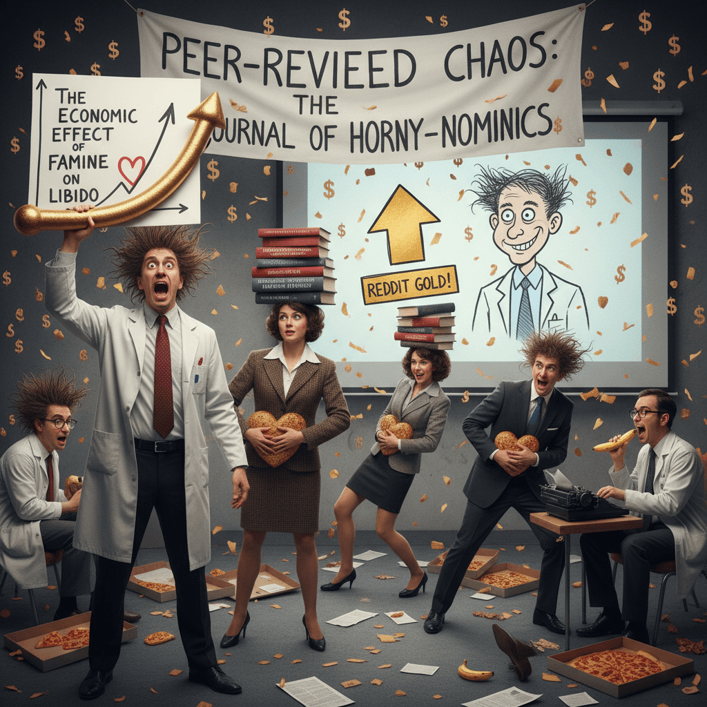 Economists discover hunger makes man horny, publish anyway