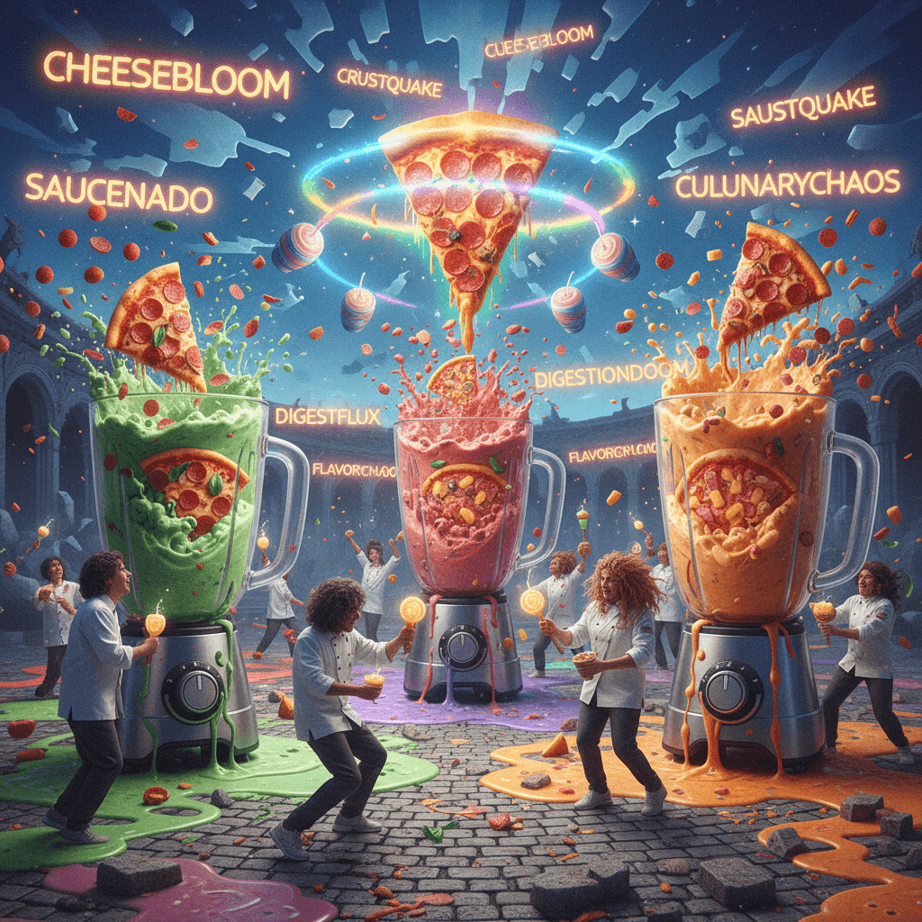 pizzas in smoothies but make it REVOLUTIONARY and incomprehensible