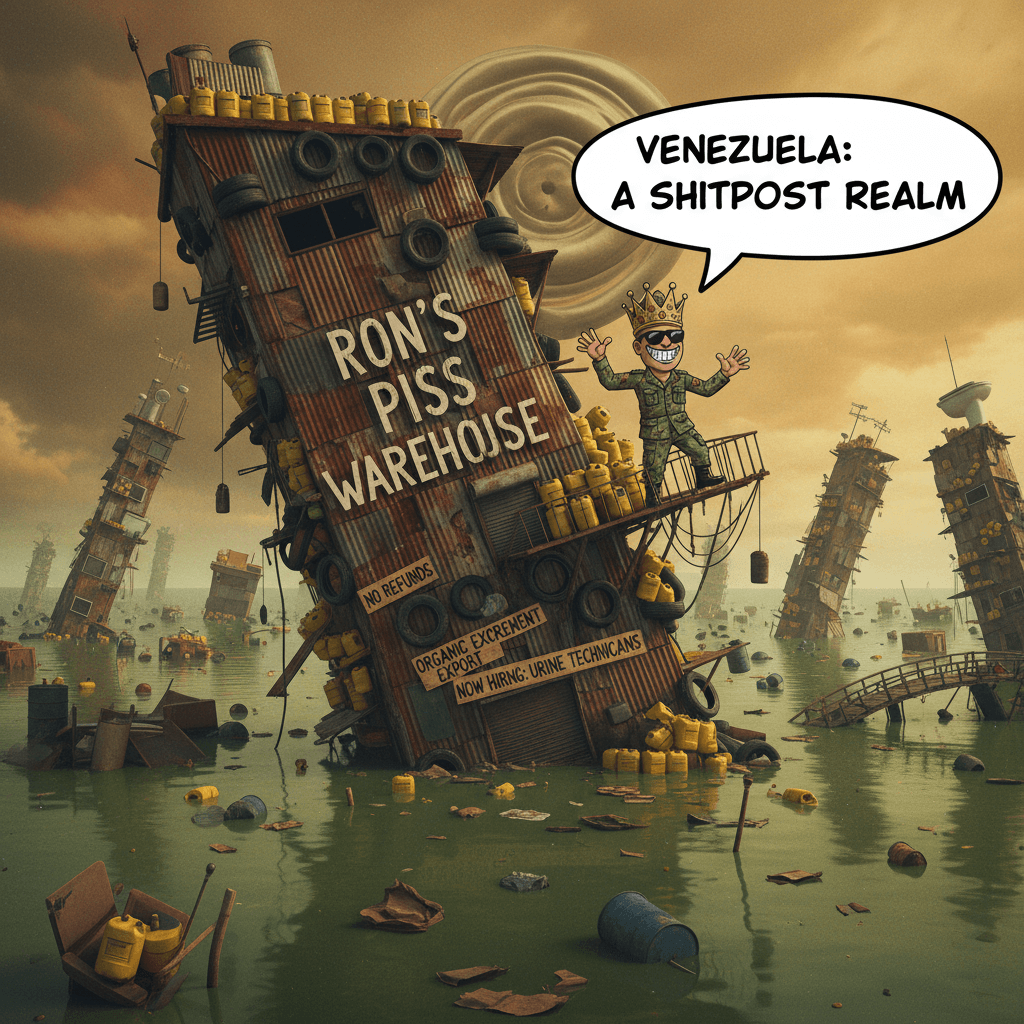 Ron's Piss Warehouse: A Venezuelan housing crisis nobody asked for